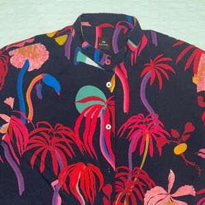 Paul Smith Multicolor Tropical Print Button Down Shirt